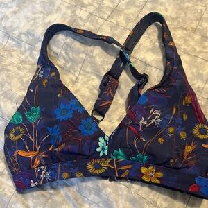 Title Nine Vibrant Floral Swim top
